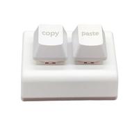 Javoryxh Clavier de jeu mécanique USB avec 2 touches personnalisables rétroéclairées clavier clavier clavier programmables à chaud