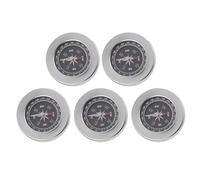 Javoryxh Compas Précis De 60mm pour La Randonnée Le Camping en Plein Air L'automobile La Survie Bateau Ronds De Poche Acier Inoxydable