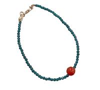 Javoryxh Contemporary Sturdy Beaded Bracelet Artistics Elegant Color Contrast Portable Jewelry Decoration for Layering Designs Artistics Contrast Beaded Hand Chain