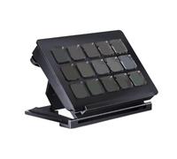 Javoryxh Contrôleur de streaming LCD clavier 15 touches dynamiques icônes affichage avec long câble USB C pour la création de contenu flux de travail
