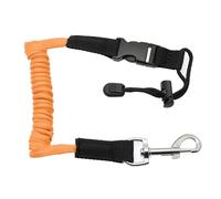 Javoryxh Cordes De Sécurité Ajustées pour Canoës Laisse Pagaie Longes Sécurité Enroulées avec Mousqueton pour Kayaks Sécurisation des Surfs Cyclisme Kayaks Paddle Leash