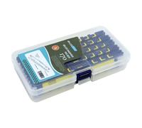 Javoryxh De Crochet Pêche avec Boîte Rangement 5 Pièces Organisateurs Planche Ligne Leader Organisateurs Snell D'enroulement Rangement Ligne