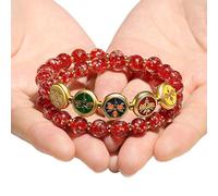 Javoryxh De Perles Verre Robuste avec Charme Élégant pour Améliorer Les Présences Lors des Rassemblements Et Attirer L'énergie Positive Accessoire Mode Unique