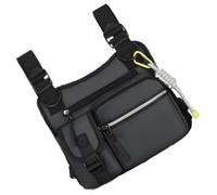 Javoryxh De Poitrine Multifonctionnel Léger Design Ergonomique Plusieurs Poches Rangement Pour Les Équipements Première Nécessité Gilet Avec Compartiments