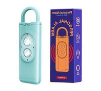 Javoryxh Dispositif D'alarme Anti-agression Portable Rechargeable avec Lampes De Poche LED pour Le Jogging Nuit La Randonnée Alarmes Porte-clés Sécurité Les Femmes La Sécurité