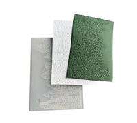 Javoryxh Dossier De Gaufrage Texturé Pochoirs Gaufrage d'arbre Fleur Papillon Modèles Scrapbooking Texturés pour La Fabrication Cartes en Papier