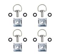 Javoryxh Ensemble D'attaches De Carénage 'Accessoires 14mm/19mm Anneaux en À Dégagement Rapide Rivet 1/4 pour Sacoche Boulons À Vis