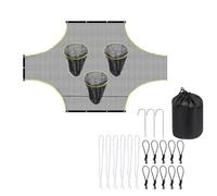 Javoryxh Équipement D'entraînement De Notation avec Zones Notation Filet Tir D'entraînement Football Feuille Cibles Football But