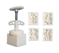 Javoryxh Festival De La Mi-Automne Fabricants Gâteaux Lune Moule À Gâteau Lune Timbres Biscuits Presse Main Coupe-Dessert Outil Pâtisserie Timbres Et Emporte-pièces Presse pour La