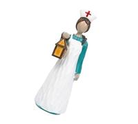 Javoryxh Figurine D'infirmière Heartwarmings Portant Une Lampe Lumineuse Motifs 'Amour pour Le Personnel De L'hôpital Reconnaissance Thanksgiving Figurine 'infirmière avec Bougie Ou