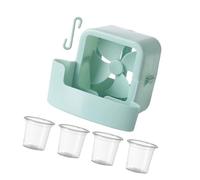 Javoryxh Floor Fan Perforated Box Portable Refrigeration Accessories Set Quick Cooling Suspended Ice Portable Clip on