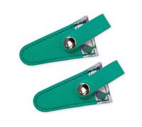 Javoryxh Gaine pour Ciseaux De Broderie 2 Pièces Couvertures en PU Couvertures Protection Treillis Couleur Gaine Couture