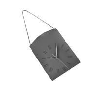 Javoryxh Horloge Murale Intemporelle en Cuir PU Modèles De Sacs À Main Fonctionne À Piles pour Une Touche Artistique dans l'espace Mécanisme Silencieux