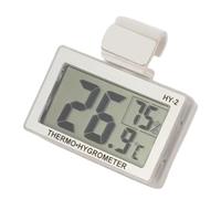 Javoryxh Hygromètre Numérique Touche des Thermomètres À Boutons LED Thermo-hygromètre Numérique pour Les Propriétaires d'animaux De Compagnie Moniteurs Réservoirs d'animaux Compagnie