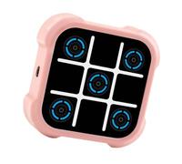 Javoryxh Jeu Électronique Éducatif Puzzle Portable Jouet De Voyage Planche Morpion Et Croix Fidgets pour Electronic Noughts and Crosses Game
