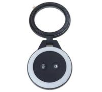 Javoryxh Lampe De Téléphone Magnétique LED Rechargeable par USB avec Plusieurs Réglages Luminosité Adaptée Vloggings À La Photographie en Streaming À L'éclairage Maquillage