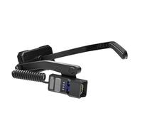 Javoryxh Lampe Frontale Portable Activée par Le Mouvement 3 Niveaux De Luminosité Conception Ergonomique sur L'oreille Adaptée Camping À La Pêche Lumière avec Capteur Mouvement Monté sur