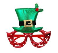 Javoryxh Lunettes de Nouvel An, lunettes de gui de Noël, accessoires photo pour adolescents et adultes, fournitures de fête du Nouvel An