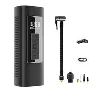 Javoryxh Manomètre À Affichage Numérique LED Portable Gonfleur De Pneu Pompe Électrique Voiture Multifonction Compresseur d'air Analogique Compresseur d'air pour Fixation Gonfleur Pneu Voiture