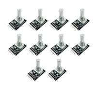 Javoryxh Module D'encodage Rotatif À 360 Degrés Ensemble De 5/10 Pièces pour Cartes De Développement Robotique Et Contrôle Électronique Module D'encodage Rotatif