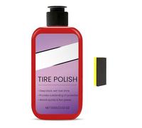 Javoryxh Nettoyeur De Roues pour Pneus Voiture 100g pour Noircir Les Détails La Peinture Dissolvant Fer Jantes Poussière Antirouille Pulvérisateur Brillance des Pneus