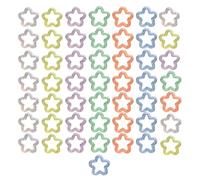 Javoryxh Paquet De 50 Embellissements Fleurs À Cinq Pétales Pendentif Évidé Petit Charme Fourniture Bijoux Faire Soi-même Accessoires Fleurs Paillettes