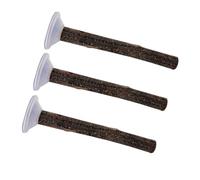 Javoryxh Perchoirs Naturels pour Perroquets 3 Pièces Poteaux De Oiseaux Branches Debout D Jouet Les Amateurs d'animaux Compagnie Exercice Animaux Compagnie