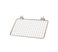 Javoryxh Plate-Forme De Perchoir À Oiseaux Sûre Et Stable en Filet Acier Inoxydable De Repos pour Perroquets Étagère Utilisation Intérieure Ou Extérieure Oiseaux Acier