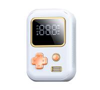 Javoryxh Pompe À Pneu De Voiture Petit Gonfleur Compresseur d'air Vélo Électrique Portable Auto ABS Air pour Pneus Gonfleur sans Fil Électrique pour Alimenté par Batterie