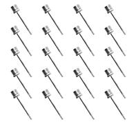 Javoryxh Pompes À Air Multifonctions en Acier Inoxydable 20 Pièces Boule Gonflable Aiguille Broche De Gonflage d'air