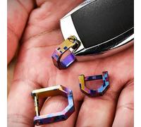 Javoryxh Porte-clés Usiné avec Précision Mousqueton Compact Léger 3 Tailles en Option pour Les Amateurs De Plein Air Accessoire De Voyage