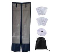 Javoryxh Porte Moustiquaire De Camping-Car avec Barrière Pare-Soleil Anti-moustiques Hauteur 70 Cm Adaptée À La Porte De Voiture Adhésive Arrière Latérale du Véhicule Moustiquaire Anti-Moustique
