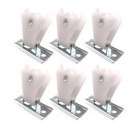 Javoryxh Poulies De Cordon pour Stores Romains 6 Pièces Petits Verrouillage Cordon pour Stores Plissés Romains Pièces Réparation Accessoires Remplacement Serrure Store Fenêtre