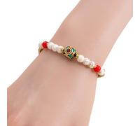 Javoryxh Réglable De Styles Tibétains Fabriqué À La Main À L'aide De Perles en Alliage Et en Acrylique pour Les Amateurs De Bijoux Culturels Charme Spirituel Réglable