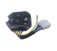 Javoryxh Régulateur Redresseur 12 V Stabilisateur De Courant Accessoires Voiture Compatibles pour 119653-7771011 119640-77711 RS5121 Dissipation Thermique en Aluminium-Coque Tracteur-stabilisateur