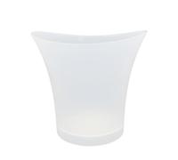 Javoryxh Seau À Glace LED Pratique Baril Facile À Nettoyer Cuve Lumineuse Refroidisseur De Vin Fût en Matériau PP pour Se Divertir