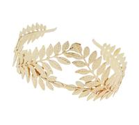 Javoryxh Serre-tête pour Halloween, motif feuilles grecques et florales, accessoire pour cheveux pour fêtes costumées, look tendance