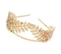 Javoryxh Serre-tête pour Halloween, motif feuilles grecques et florales, accessoire pour cheveux pour fêtes costumées, look tendance