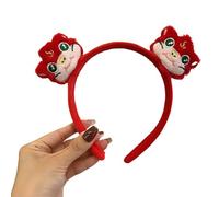 Javoryxh Serre-tête serpent brodé unique pour fête traditionnelle chinoise du printemps pour diverses occasions