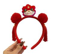 Javoryxh Serre-tête serpent brodé unique pour fête traditionnelle chinoise du printemps pour diverses occasions