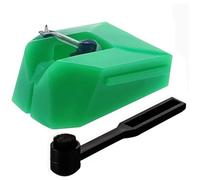 Javoryxh Stylets De Platine Vinyle Aiguille Diamant avec Brosse Texture en Plastique Lecteur Disque Remplacement pour Aiguille Platine VMN95SP