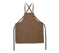 Javoryxh Tablier En Toile Pour Hommes Et Femmes Sangle Arrière Réglable Avec Poches Durabilité Imperméable Pour La Maison Et Les Artistes