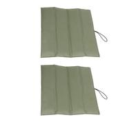 Javoryxh Tapis De Camping Pliable Pratique 2 Lots Sièges De Voyage Réversibles pour Le Plaisir en Plein Air Résistant Déchirures