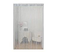 Javoryxh Thin Silver Window Sheer Curtain with Against Aging Polyster Fabric Modern Plan for Strengthened Ventilation and Privacy City Fashion Window Insect Screen