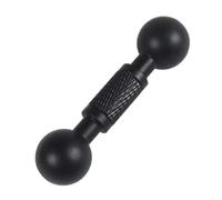 Javoryxh Tige D'extension De Rotule 17mm Rotative À 360 Degrés pour Téléphone Tableau Bord Voiture Réglable Adaptateur Trépied Téléphone en Métal Renforcé