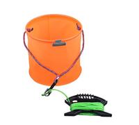 Javoryxh Transporteurs d'eau De Type Lourd pour Pêcheurs Équipement Pêche Étanche Compact Accessoire D'équipement Seau Portable avec Poignée