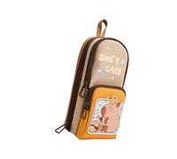 Javoryxh Trousse À Pochettes Stylos Haute Capacité Debout De Rangement Porte-Brosse Maquillage Voyage Organisateurs Portables Étui Stylos en Tissu Oxford