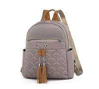 Javoryxh Women PU Leathe Daypack Teenages School Backpack Student Shopping Female All-matching Travel Women Pu Leather Female Leisure Teenager Girls Travel