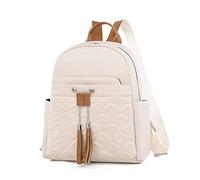 Javoryxh Women PU Leathe Daypack Teenages School Backpack Student Shopping Female All-matching Travel Women Pu Leather Female Leisure Teenager Girls Travel