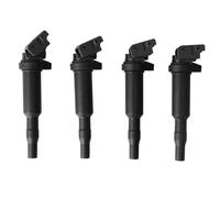 JAVOUKA Pack de 4 bobines d'allumage Compatible avec Série 1 E81 E87 F20 F21 116i 1.6L 2007-2017, pour Série 5 E39 E60 525i 530i E39 E60 520-545 2.2L-4.4L, remplacement de bobine d'allumage #UF571